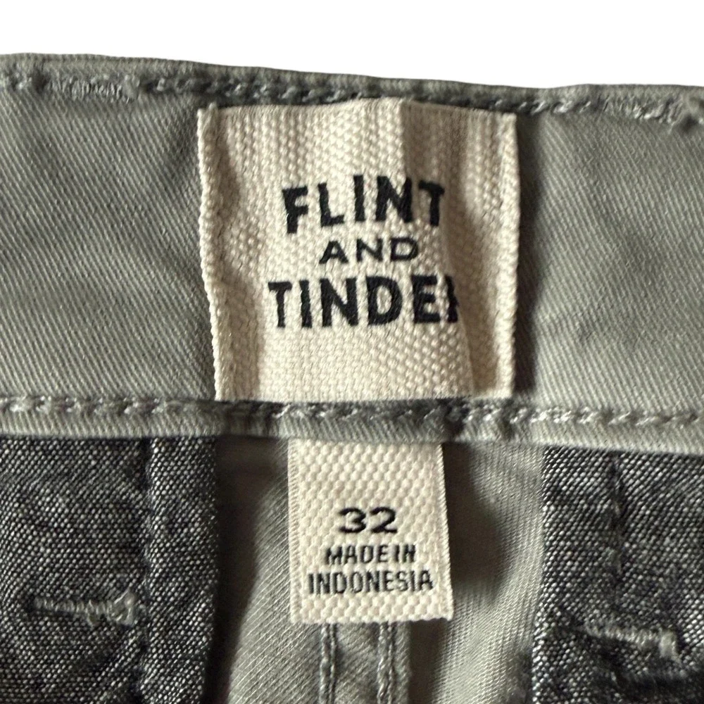 Flint and Tinder 365 Chino Shorts Gray Mens 32 Gray Stretch Summer Huckberry